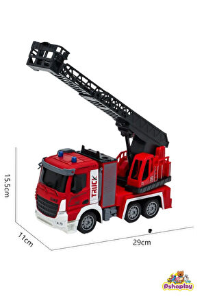 Kumandalı Metal İtfaiye Aracı 1:12 – Gerçekçi İtfaiye Macerasına Hazır Olun!