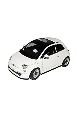 Fiat 500 2007 Die-Cast Model Araba – 1:24 Ölçekli Koleksiyon Parçası