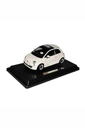 Fiat 500 2007 Die-Cast Model Araba – 1:24 Ölçekli Koleksiyon Parçası