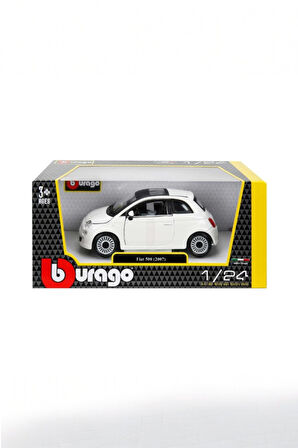 Fiat 500 2007 Die-Cast Model Araba – 1:24 Ölçekli Koleksiyon Parçası