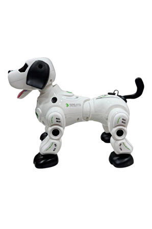 Uzaktan Kumandalı Sesli ve Işıklı Akıllı Robot Köpek - 360° Hareketli