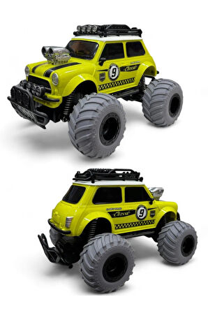 Uzaktan Kumandalı 1:18 Şarjlı 2.4G Mini Off-Road Araba - Işıklı & Eğlenceli