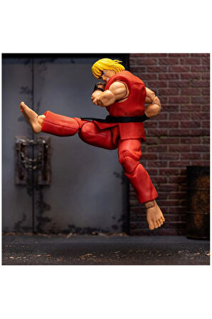 Street Fighter II Ken 6” Eklemli Figür - Detaylı ve Koleksiyonluk Aksiyon Figürü