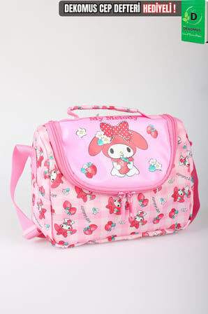 x Dekomus Lisanslı My Melody Yeni Sezon Sweet Berry Collection Termoslu Beslenme Çantası 