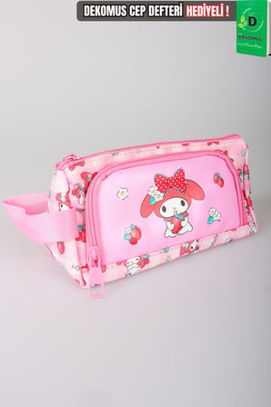 x Dekomus Lisanslı My Melody Yeni Sezon Sweet Berry Collection Kalem Çantası 