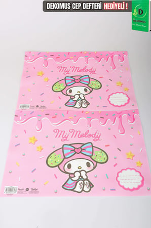 x Dekomus Lisanslı My Melody 2 Adet Beslenme Örtüsü