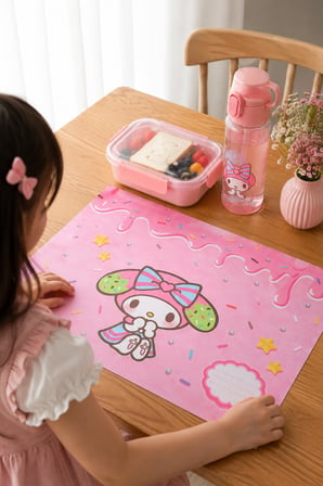x Dekomus Lisanslı My Melody 2 Adet Beslenme Örtüsü