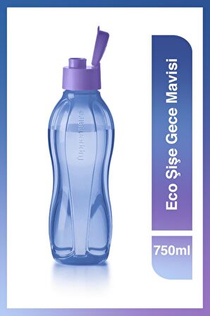 Eco Şişe Suluk & Matara Kolay Kapak Gece Mavisi 750ml