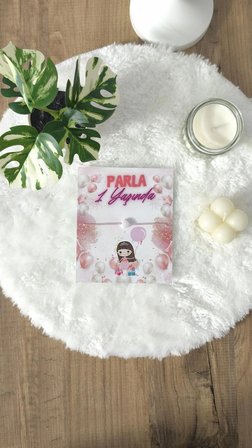 Pamuğum Atelier Parti Kızı Tasarım Şans Bilekliği Kişiye Özel Doğum Günü Hediyeliği 15 Adet