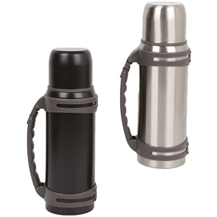 Tutacaklı Paslanmaz Çelik Termos (1300 ML) - Gümüş