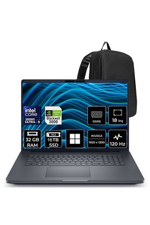 Pro Max 18 Plus Core Ultra 9 285HX RTX Pro 3000 Blackwell 12GB 32GB RAM 16TB SSD 18" QHD+ 120Hz Win11 Pro MB18250P492 İş İstasyonu + PER4 Çanta