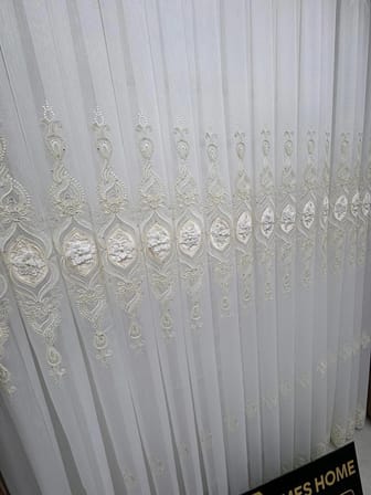 NİVEMESHOME CANSEL GOLD  1/3 PİLELİ TÜL PERDE