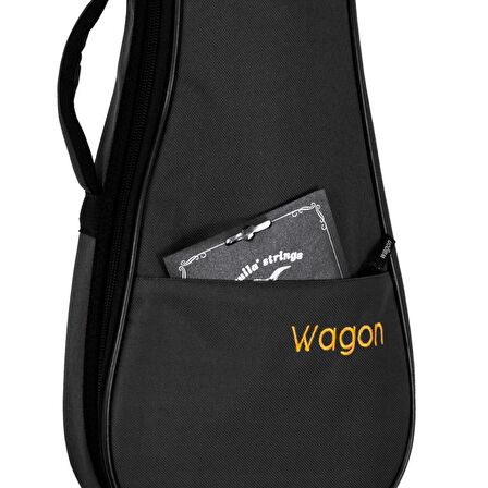Wagon Case 03 Serisi Tenor Ukulele Çantası - Siyah