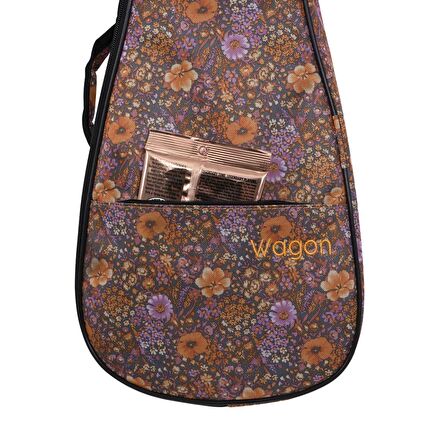 Wagon Case 03 Serisi Soprano Ukulele Çantası - Bloom