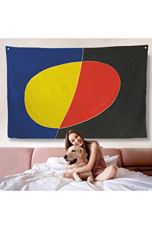 Joan Miro Güneşin Şarkısı Duvar Örtüsü-7075