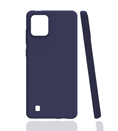 Realme C11 2021 Kılıf Esnek Yapılı Yumuşak Dokulu Soft Biye Premium Kapak