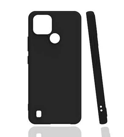 Realme C21 Kılıf Esnek Yapılı Yumuşak Dokulu Soft Biye Premium Kapak