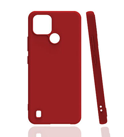 Realme C21 Kılıf Esnek Yapılı Yumuşak Dokulu Soft Biye Premium Kapak
