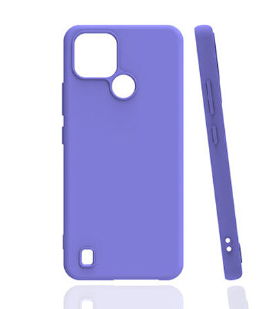 Realme C21 Kılıf Esnek Yapılı Yumuşak Dokulu Soft Biye Premium Kapak
