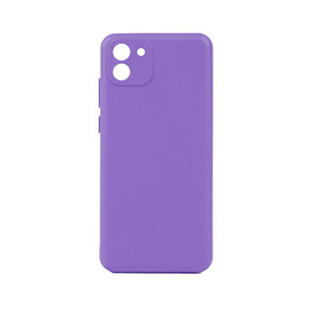 Galaxy A03 Kılıf Mat Yapılı ve Soft Venice Premium Silikon Kapak
