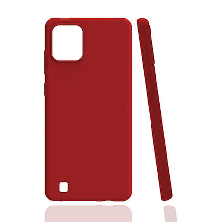 Realme C11 2021 Kılıf Mat Yapılı ve Soft Venice Premium Silikon Kapak