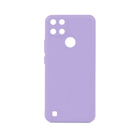 Realme C21Y Kılıf Mat Yapılı ve Soft Venice Premium Silikon Kapak