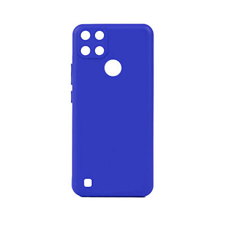 Realme C21Y Kılıf Mat Yapılı ve Soft Venice Premium Silikon Kapak