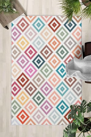 Yıkanabilir Kaymaz Taban Dijital Baskılı Halı ve Yolluk – Leke Tutmaz Salon & Mutfak Halısı