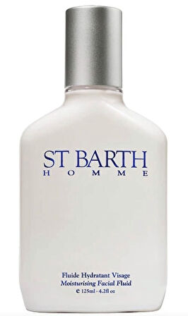 St. Barth Moisturizing Facial Fluid - Erkekler İçin Nemlendirici Cilt Bakım Kremi 125 ML