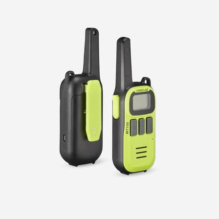 DECATHLON USB İle Şarj Edilebilen Telsiz Walkie Talkie - 5 km - WT100