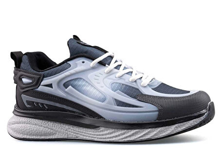 WANDERFULL 4267 Erkek Sneaker Spor Ayakkabı SİYAH_BUZ