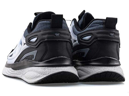 WANDERFULL 4267 Erkek Sneaker Spor Ayakkabı SİYAH_BUZ