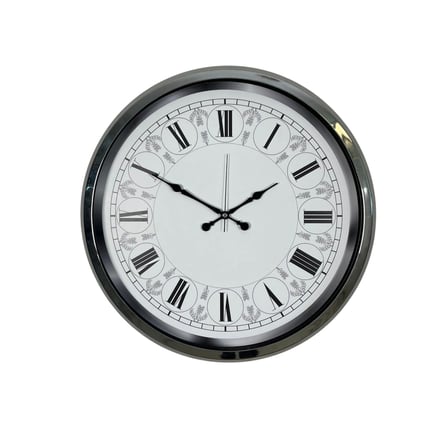 Krom Majestic 52 Cm Metal Duvar Saati iegxx