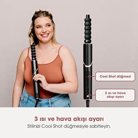 Shark FlexStyle 5-in-1 Saç Kurutma ve Şekillendirme Sistemi - Siyah