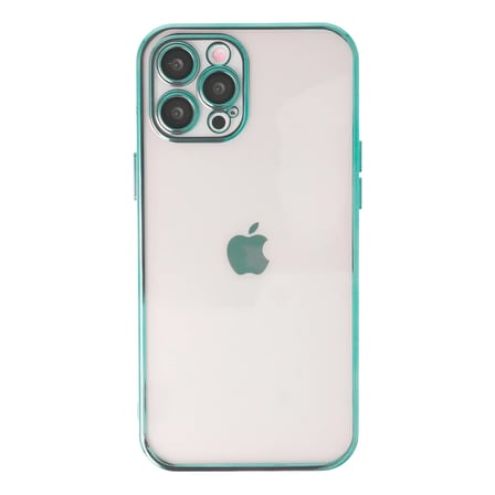 Apple iPhone 12 Pro Max Kılıf Razer Lensli Silikon - Yeşil