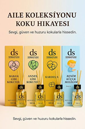 Aile Koleksiyonu Oda Kokusu 100ml – Babam, Annem, Kardeşim, Küçük Meleğim (Erkek)