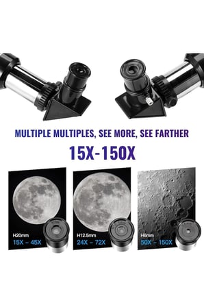 🔭Profesyonel Astronomik Teleskop 70mm Lensli Tripodlu Uzay Gözlem Dürbünü Ay Gözlem Teleskobu