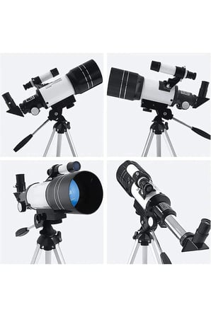🔭Profesyonel Astronomik Teleskop 70mm Lensli Tripodlu Uzay Gözlem Dürbünü Ay Gözlem Teleskobu