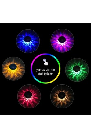 🌊 SU GEÇİRMEZ YÜZEN RGB BLUETOOTH HOPARLÖR BT601💡LED IŞIKLI HAVUZ & DUŞ HOPARLÖRÜ💡🌊