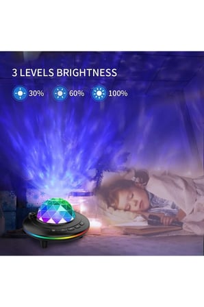 🌌Galaxy Bluetooth Hoparlör Gece Lambası-Müzik Senkron LED Yıldız Projektör-Uzaktan Kumandalı
