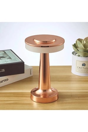 arjlı Dokunmatik LED Masa Lambası Metal Taşınabilir Gece Işığı Ev, Kafe, Restoran için