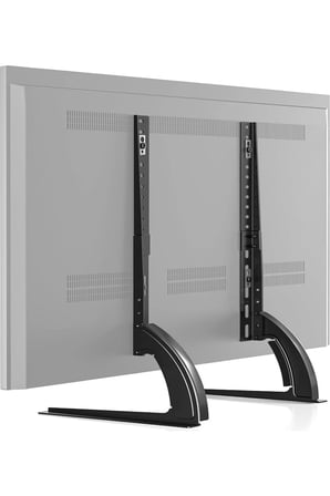 Ayarlanabilir Metal TV Ayağı Standı 37 - 75 İnç Uyumlu 50 KG Taşıma Kapasiteli Yükseklik Ayarlı Masa