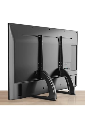 Ayarlanabilir Metal TV Ayağı Standı 37 - 75 İnç Uyumlu 50 KG Taşıma Kapasiteli Yükseklik Ayarlı Masa