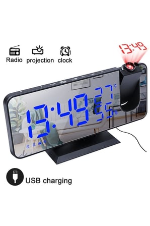 MIIQ2 FM masa saati LED dijital Alarm saat elektronik erteleme saat USB uyandırma FM radyo zaman pro