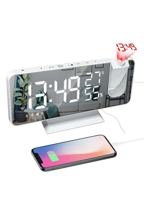 MIIQ2 FM masa saati LED dijital Alarm saat elektronik erteleme saat USB uyandırma FM radyo zaman pro