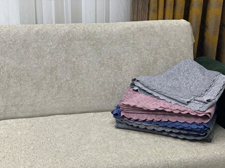 NİVEMESHOME ÇEKYAT ÖRTÜSÜ GÜL KURUSU