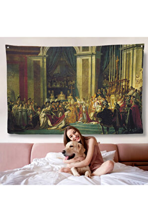 Jacques-Louis David - Napolyon'un Taç Giyme Töreni Duvar Örtüsü-7082