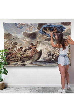 Jean Bernard Restout - Morpheus Uyku Duvar Örtüsü-7083