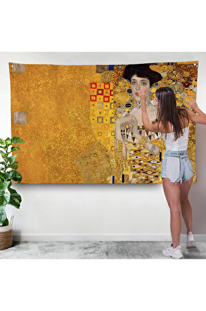 Gustav Klimt - Altınlı Kadın Duvar Örtüsü - The 'Woman in Gold'-7088