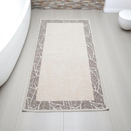  Pamuklu Kaymaz Taban Dikdörtgen Banyo Paspası – Yüksek Emici Pamuk Dokuma Banyo Halısı